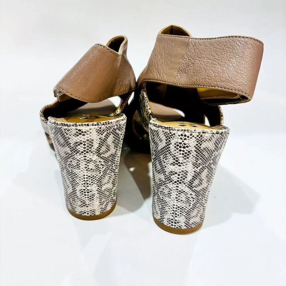 NATURALIZER Zahn snakeskin leather heels  sandals - Picture 5 of 7